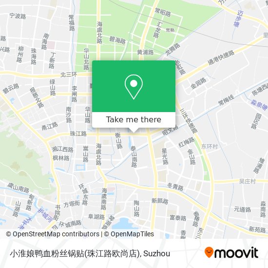 小淮娘鸭血粉丝锅贴(珠江路欧尚店) map