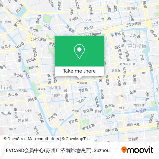 EVCARD会员中心(苏州广济南路地铁店) map