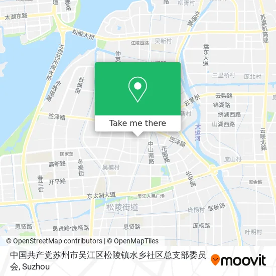 中国共产党苏州市吴江区松陵镇水乡社区总支部委员会 map