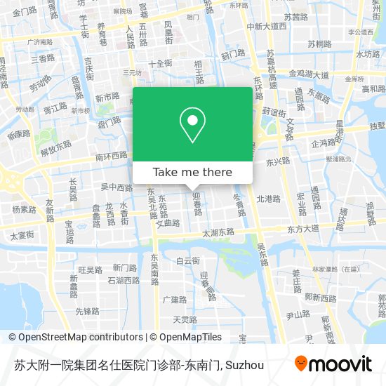 苏大附一院集团名仕医院门诊部-东南门 map