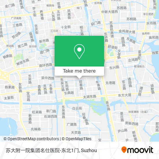 苏大附一院集团名仕医院-东北1门 map