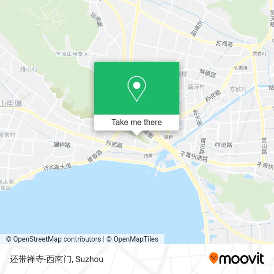 还带禅寺-西南门 map