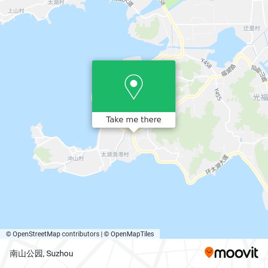 南山公园 map