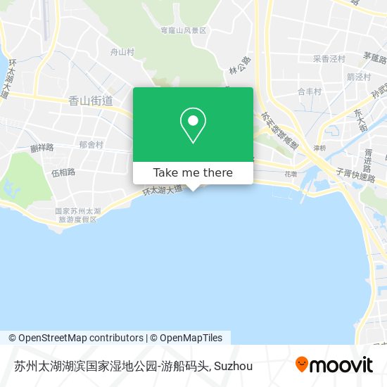 苏州太湖湖滨国家湿地公园-游船码头 map