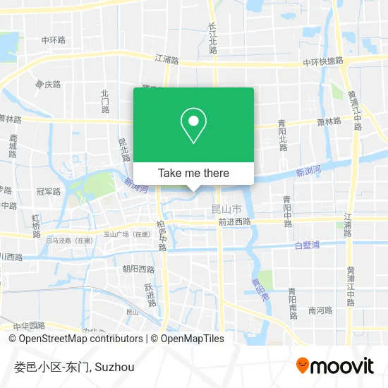 娄邑小区-东门 map