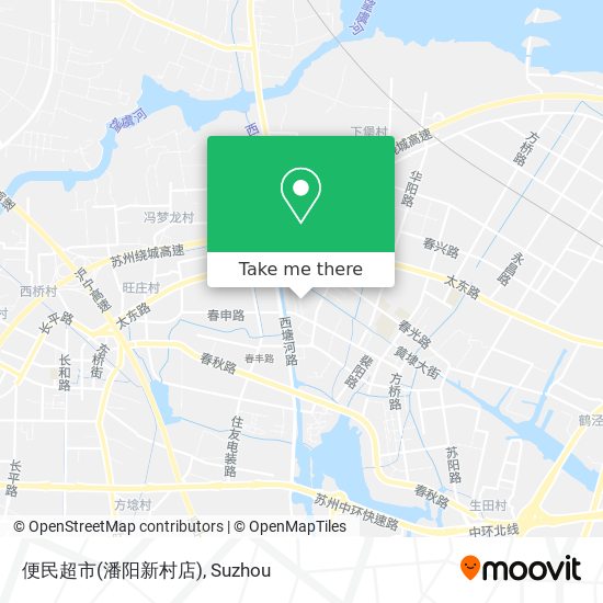便民超市(潘阳新村店) map