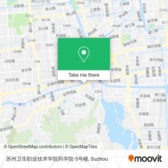 苏州卫生职业技术学院药学院-5号楼 map