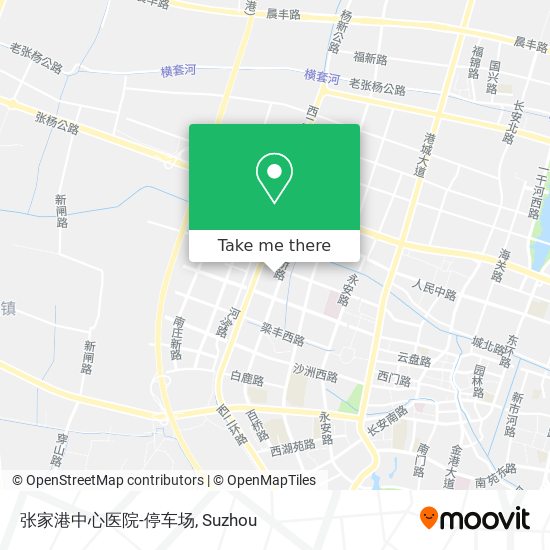 张家港中心医院-停车场 map