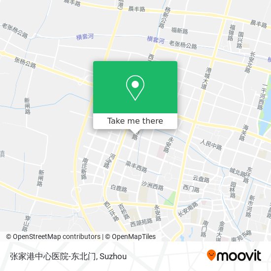 张家港中心医院-东北门 map