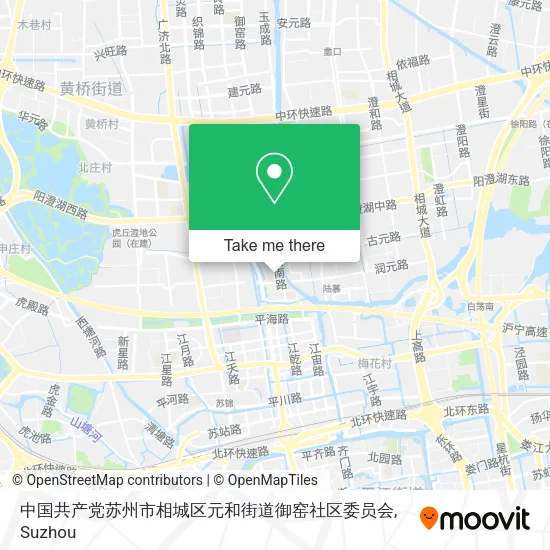 中国共产党苏州市相城区元和街道御窑社区委员会 map