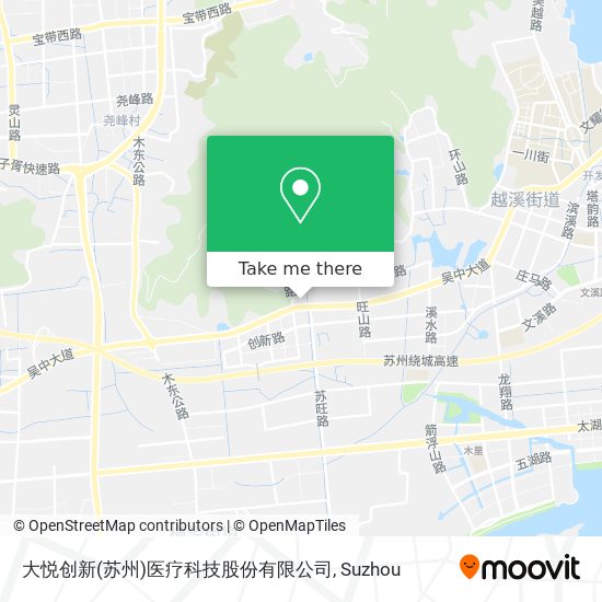 大悦创新(苏州)医疗科技股份有限公司 map