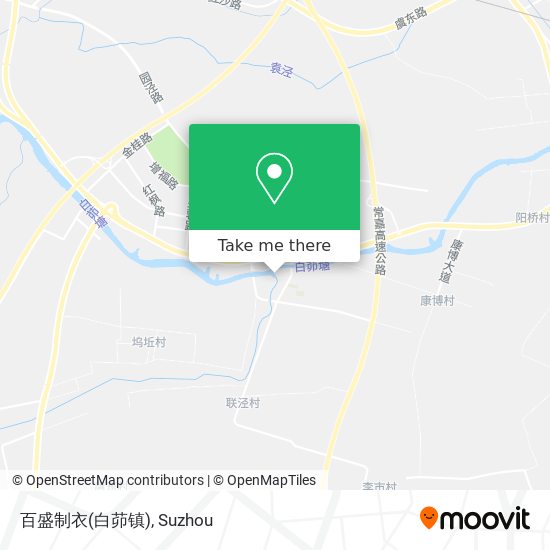百盛制衣(白茆镇) map