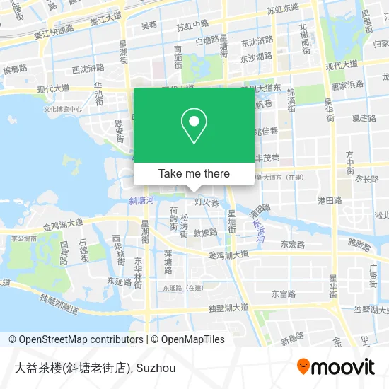 大益茶楼(斜塘老街店) map