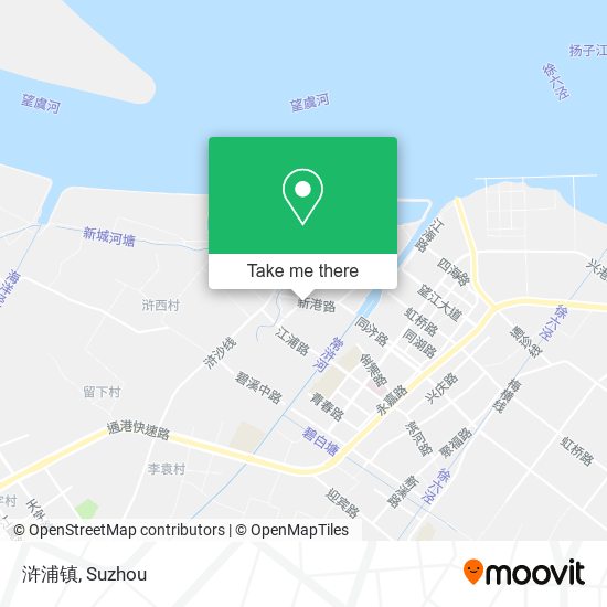 浒浦镇 map