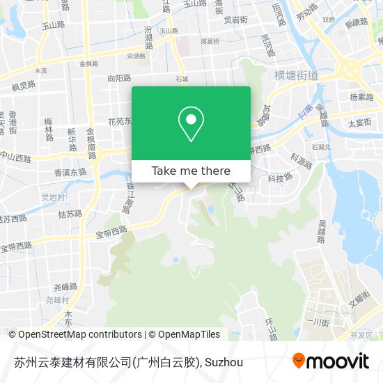 苏州云泰建材有限公司(广州白云胶) map