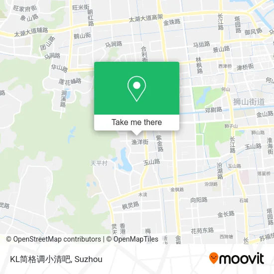KL简格调小清吧 map