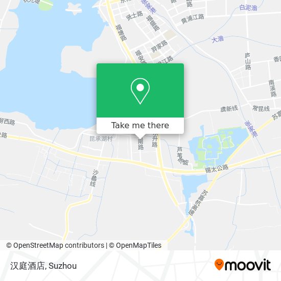 汉庭酒店 map