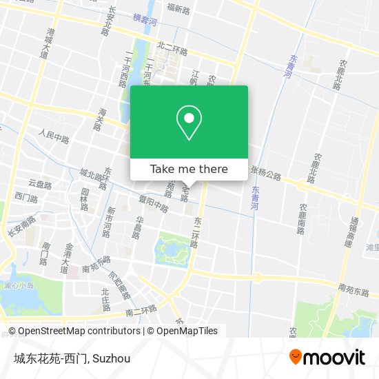 城东花苑-西门 map