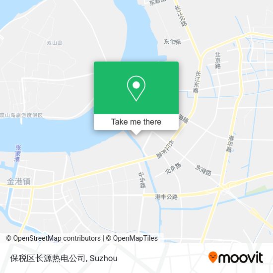 保税区长源热电公司 map