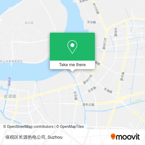 保税区长源热电公司 map
