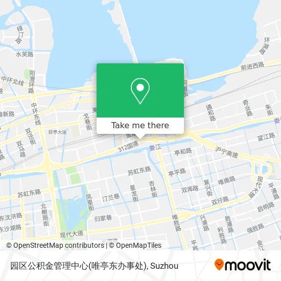 园区公积金管理中心(唯亭东办事处) map