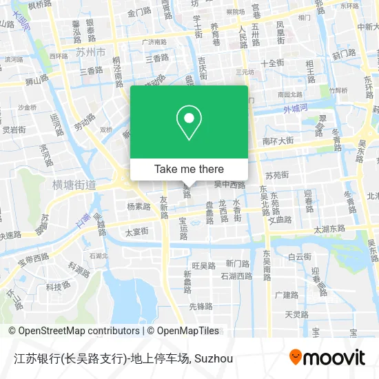 江苏银行(长吴路支行)-地上停车场 map