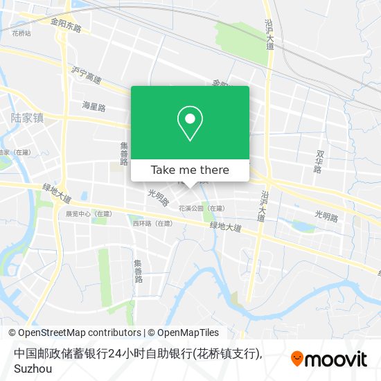 中国邮政储蓄银行24小时自助银行(花桥镇支行) map