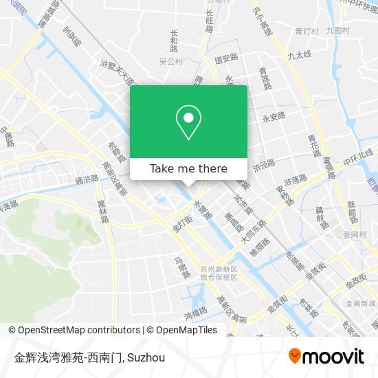 金辉浅湾雅苑-西南门 map