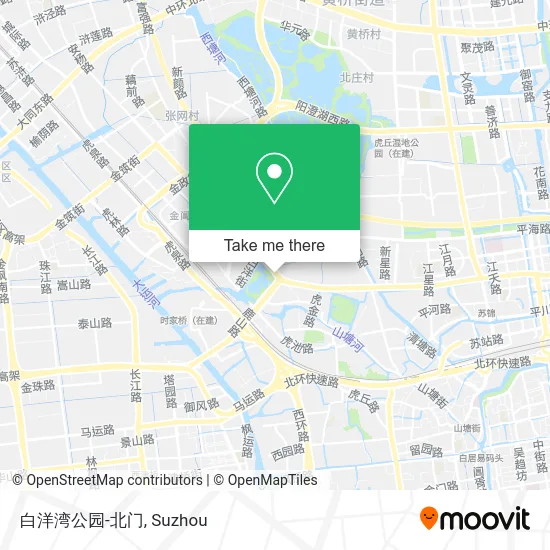 白洋湾公园-北门 map