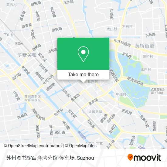 苏州图书馆白洋湾分馆-停车场 map