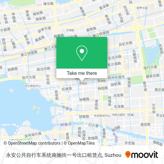 永安公共自行车系统南施街一号出口租赁点 map