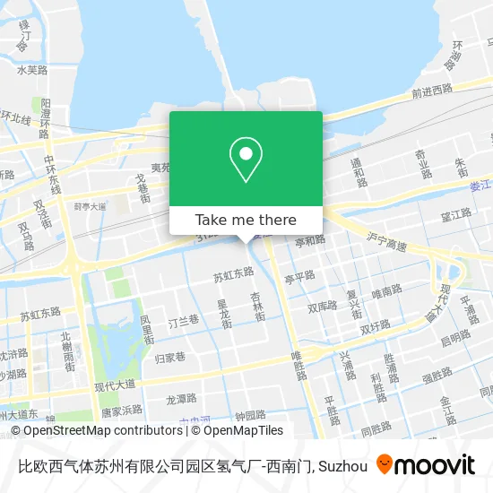 比欧西气体苏州有限公司园区氢气厂-西南门 map