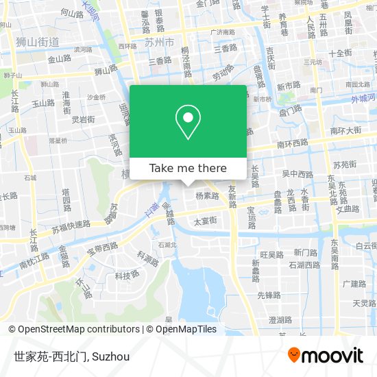 世家苑-西北门 map