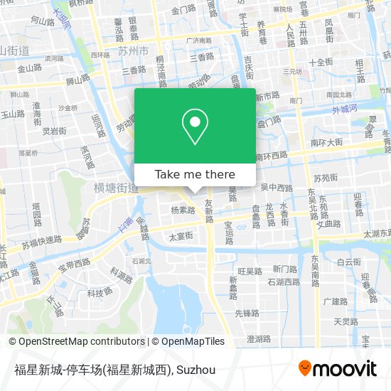 福星新城-停车场(福星新城西) map