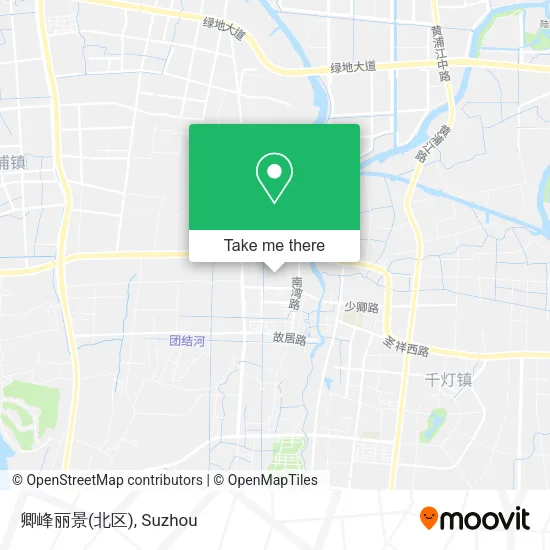 卿峰丽景(北区) map