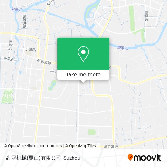 犇冠机械(昆山)有限公司 map