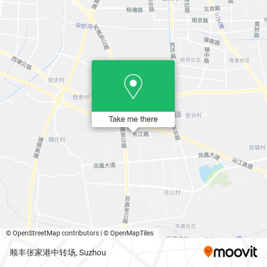 顺丰张家港中转场 map