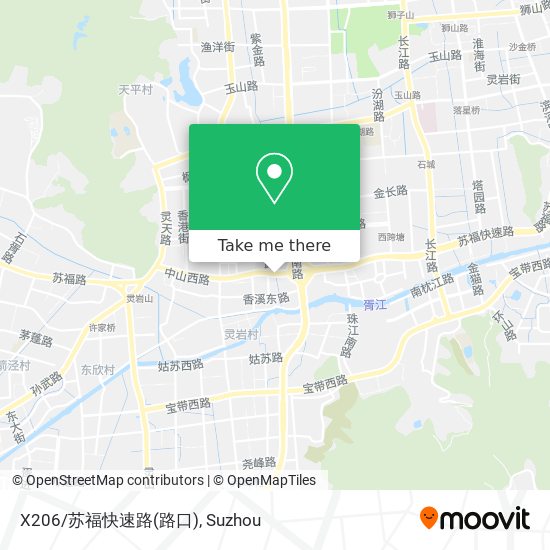 X206/苏福快速路(路口) map
