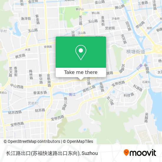 长江路出口(苏福快速路出口东向) map