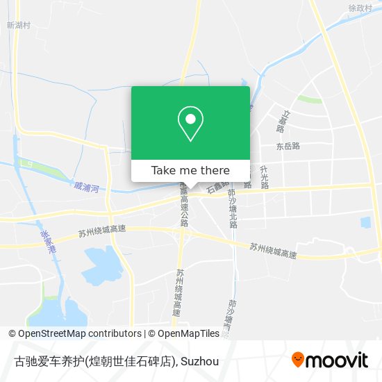 古驰爱车养护(煌朝世佳石碑店) map