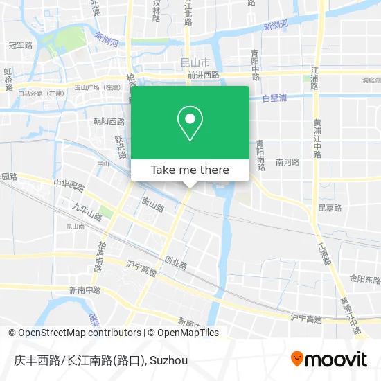 庆丰西路/长江南路(路口) map