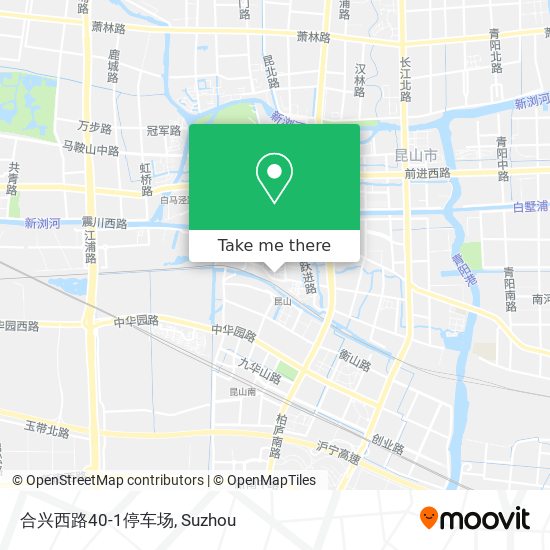 合兴西路40-1停车场 map