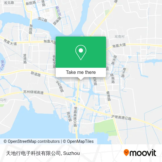 天地行电子科技有限公司 map