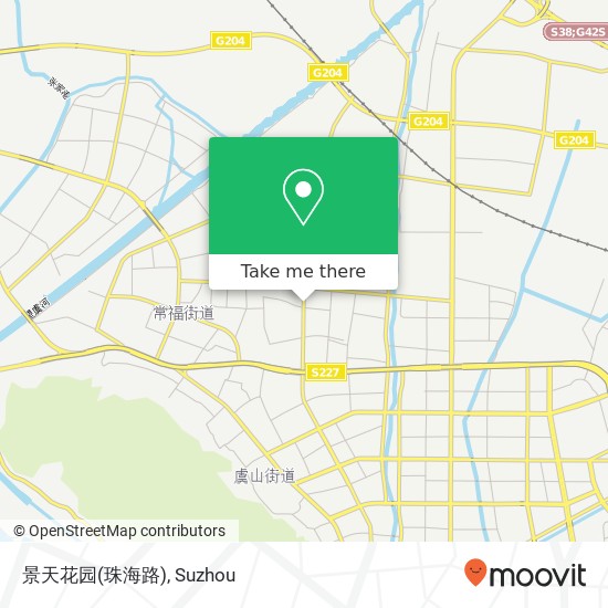 景天花园(珠海路) map