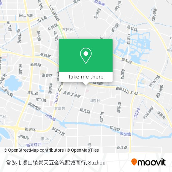 常熟市虞山镇景天五金汽配城商行 map
