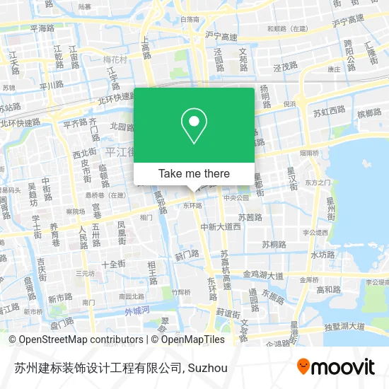 苏州建标装饰设计工程有限公司 map