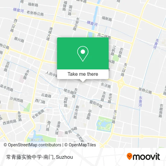 常青藤实验中学-南门 map