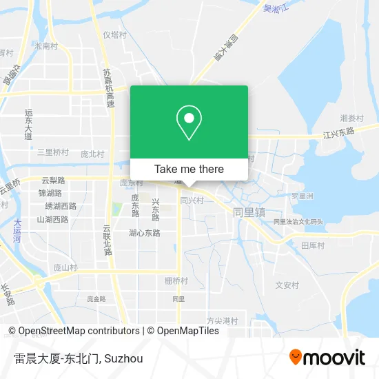 雷晨大厦-东北门 map