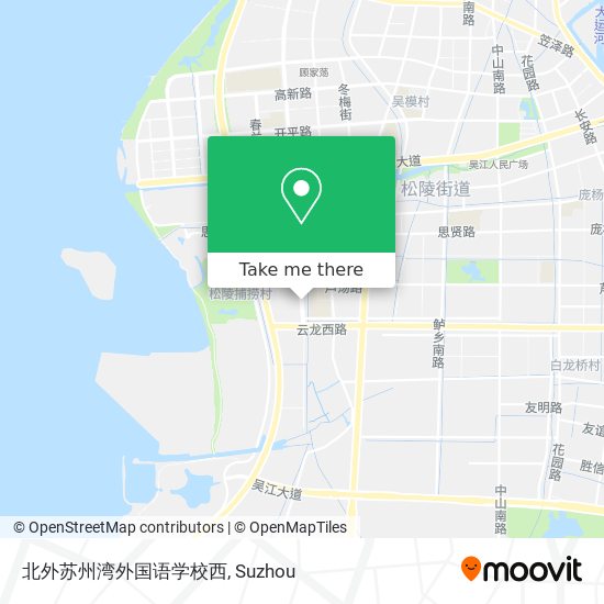 北外苏州湾外国语学校西 map