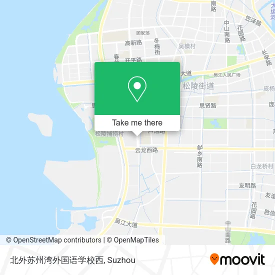 北外苏州湾外国语学校西 map
